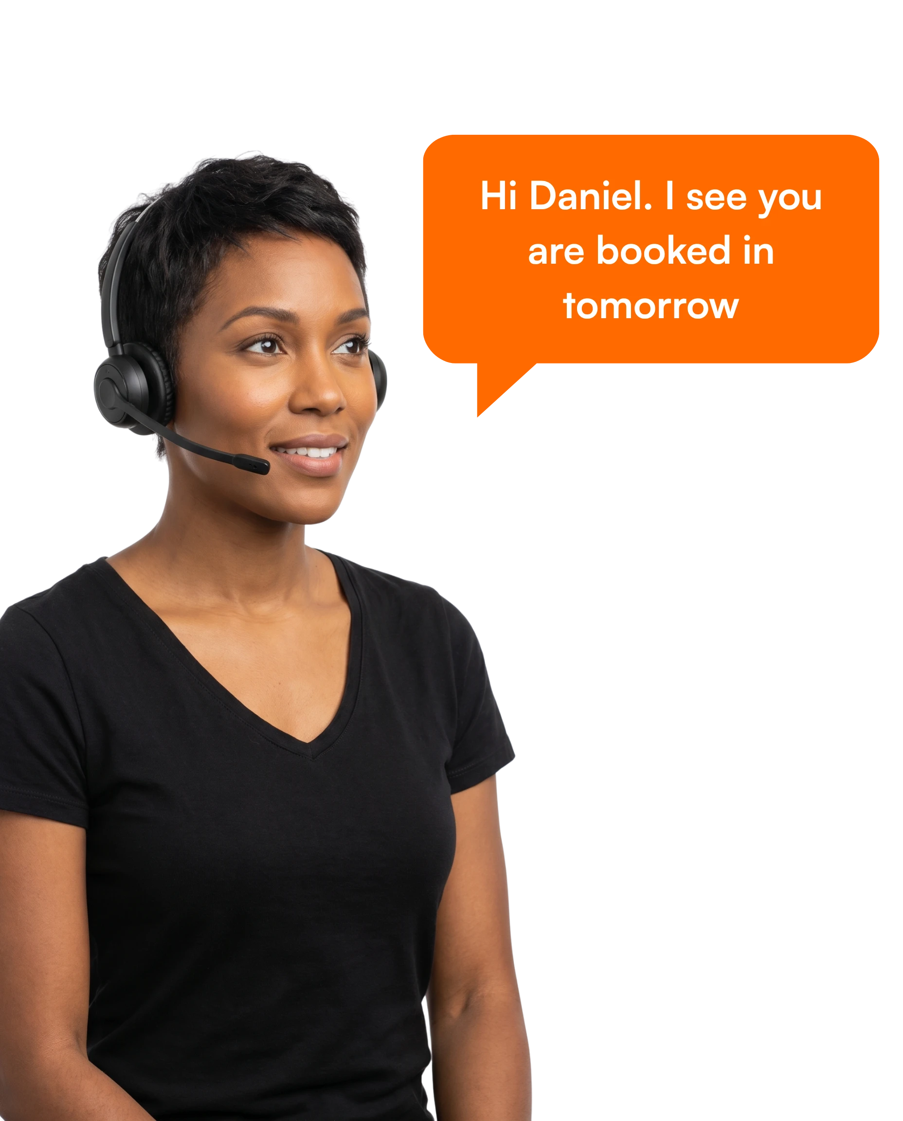 Agent recognising returning customer